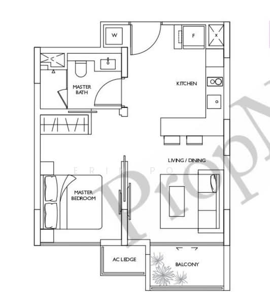 Archipelago, 501 Bedok Reservoir Road, 1 Bedroom, 527 sqft, Condominium For Rent, by Erin Poh, 500193128 - PropertyGuru.com.sg