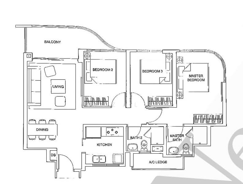 Arc at Tampines, 7 Tampines Avenue 8, 3 Bedrooms, 958 sqft, Executive Condominium For Rent, by Faizal ., 500193167 - PropertyGuru.com.sg