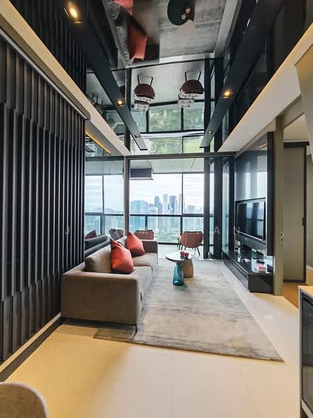 South Beach Residences, 28 South Beach Road, 2 Bedrooms, 1,216 sqft, Condominium For Rent, by Jeremy Tan, 500193210 - Living Room - PropertyGuru.com.sg