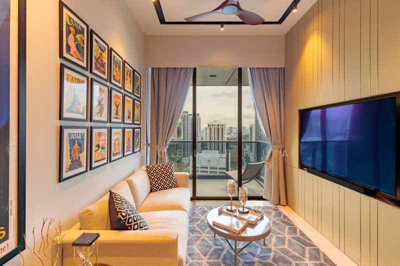3 Cuscaden, 3 Cuscaden Walk, Tanglin / Holland / Bukit Timah, 2 Bedrooms, 764 sqft, Condominium For Sale, by Samuel Phua, 500193314 - Living Room - PropertyGuru.com.sg