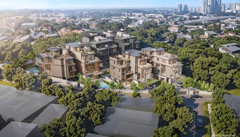 Developer appointed! Luxurious SD @ Chancery Hill. Call RENA 91916668, Chancery hill, 6 Bedrooms, 6,561 sqft, Semi-Detached House For Sale, by Rena Lee, 500193335 - Exterior - PropertyGuru.com.sg
