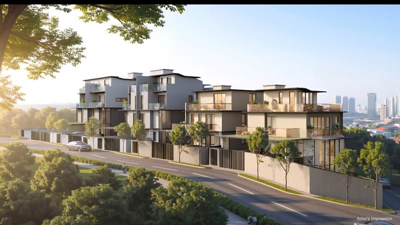 Developer appointed! Luxurious SD @ Chancery Hill. Call RENA 91916668, Chancery hill, 6 Bedrooms, 6,561 sqft, Semi-Detached House For Sale, by Rena Lee, 500193335 - Exterior - PropertyGuru.com.sg