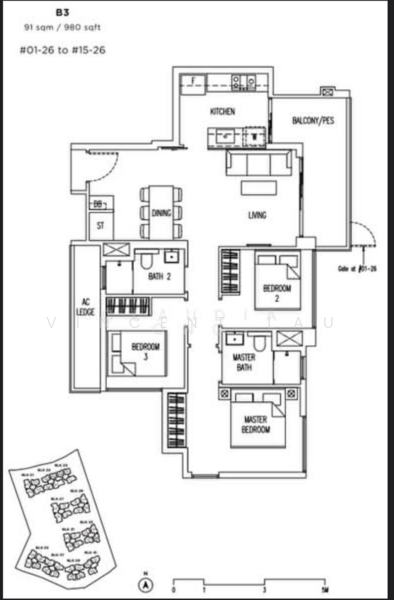 Parc Life, 33 Sembawang Crescent, 3 Bedrooms, 980 sqft, Executive Condominium For Sale, by Vincent Lau, 500193341 - PropertyGuru.com.sg
