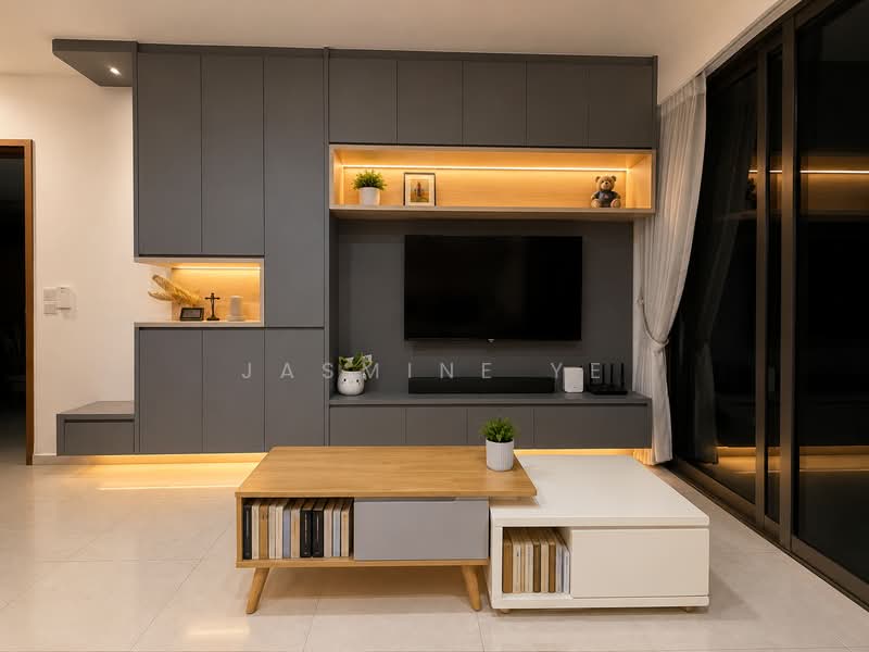 Rivercove Residences EC, 38 Anchorvale Ln, 4 Bedrooms, 1,281 sqft, Condominium For Sale, by Jasmine Ye, 500193346 - Living Room - PropertyGuru.com.sg
