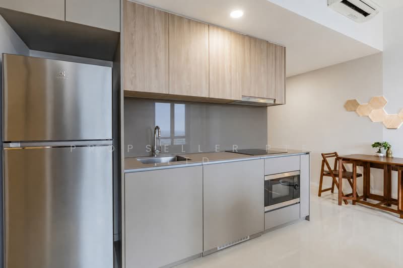 The Jovell, 21 Flora Drive, 1 Bedroom, 527 sqft, Condominium For Sale, by Elaine Wong, 500193347 - Kitchen - PropertyGuru.com.sg