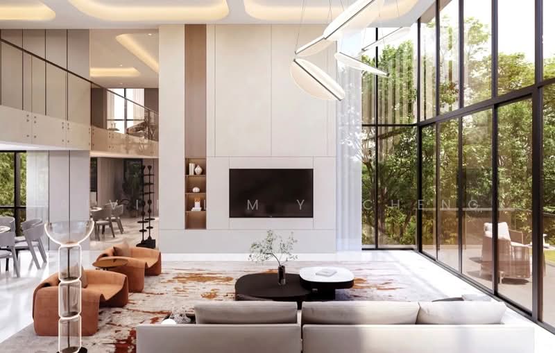 Chancery Hill Collection, 10 Chancery Hill Road, 5 Bedrooms, 6,560 sqft, Semi-Detached House For Sale, by Alvin Lim Yi Cheng, 500193368 - Living Room - PropertyGuru.com.sg