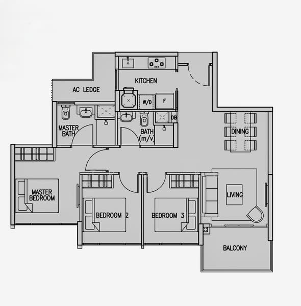 The Skywoods, 7 Dairy Farm Heights, 3 Bedrooms, 872 sqft, Condominium For Rent, by Patrick Koh, 500193386 - PropertyGuru.com.sg