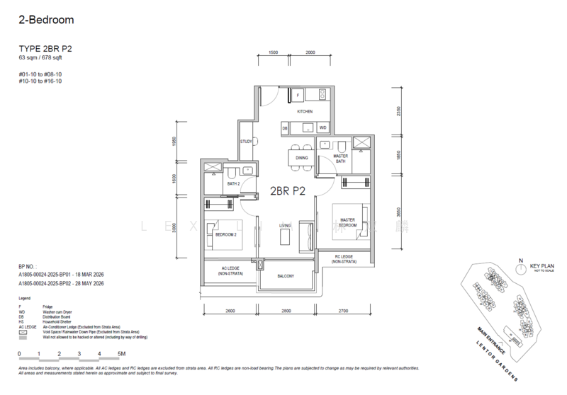 Lentor Gardens Residences, 68 Lentor Gardens, 2 Bedrooms, 678 sqft, Apartment For Sale, by Lex Lim 林双麟, 500193396 - PropertyGuru.com.sg