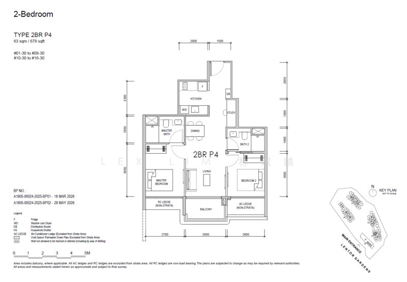 Lentor Gardens Residences, 68 Lentor Gardens, 2 Bedrooms, 678 sqft, Apartment For Sale, by Lex Lim 林双麟, 500193396 - PropertyGuru.com.sg
