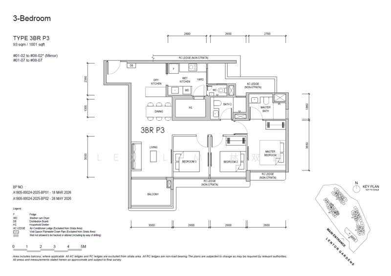 Lentor Gardens Residences, 68 Lentor Gardens, 3 Bedrooms, 872 sqft, Apartment For Sale, by Lex Lim 林双麟, 500193410 - PropertyGuru.com.sg