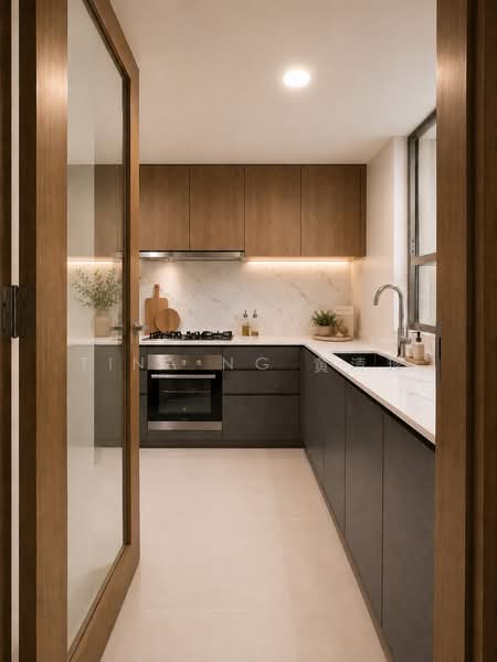 Bellewaters, 27 Anchorvale Crescent, 4 Bedrooms, 1,270 sqft, Executive Condominium For Sale, by Tina Ng 黄清珍, 500193429 - Kitchen - PropertyGuru.com.sg