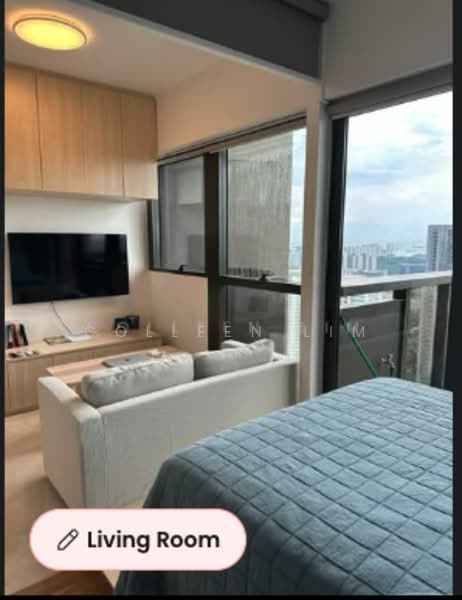Commonwealth Towers, , 1 Bedroom, 441 sqft, Condominium For Rent, by Colleen Lim, 500193472 - Living Room - PropertyGuru.com.sg