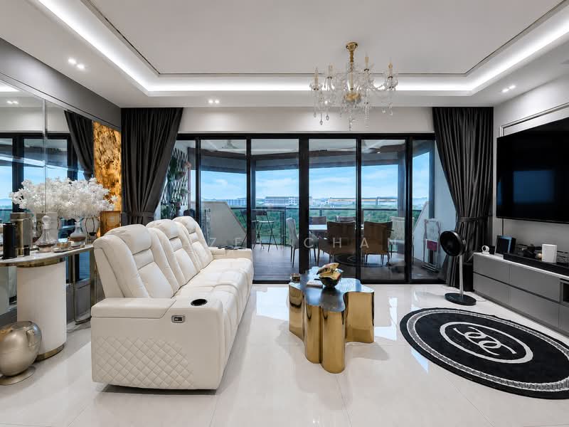 Riverfront Residences, 41 Hougang Avenue 7, 4 Bedrooms, 1,485 sqft, Condominium For Sale, by Hazel Chan, 500193480 - Living Room - PropertyGuru.com.sg