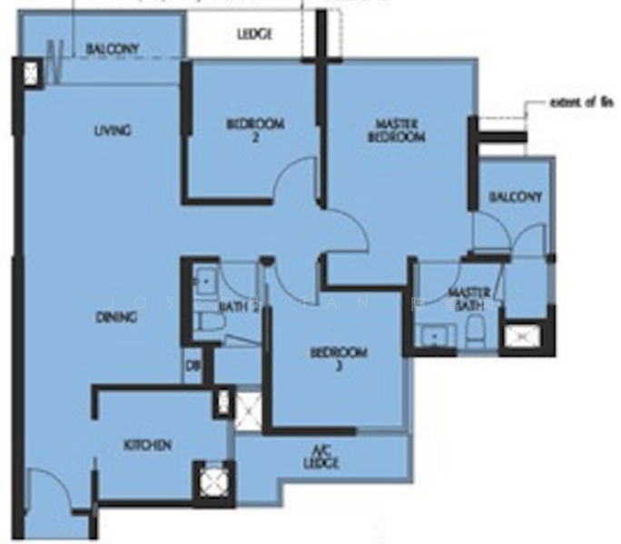 Eco Sanctuary, 63 Chestnut Avenue, 3 Bedrooms, 980 sqft, Condominium For Rent, by Joseph Tan 陈嘉闻, 500193493 - PropertyGuru.com.sg