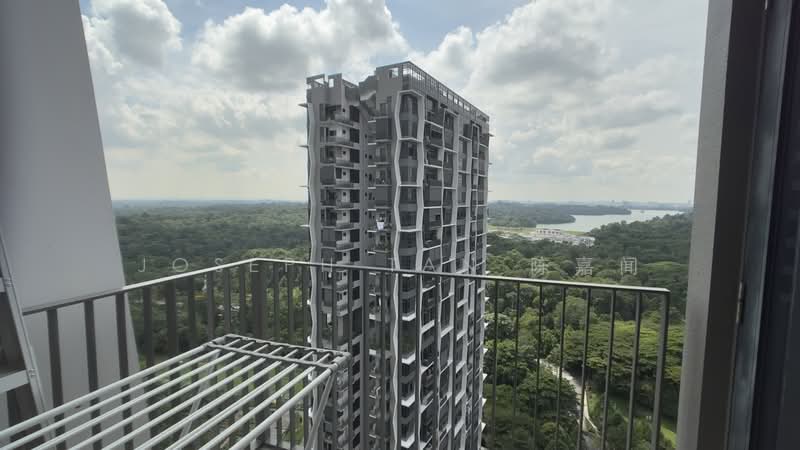 Eco Sanctuary, 63 Chestnut Avenue, 3 Bedrooms, 980 sqft, Condominium For Rent, by Joseph Tan 陈嘉闻, 500193493 - Master Balcony - PropertyGuru.com.sg