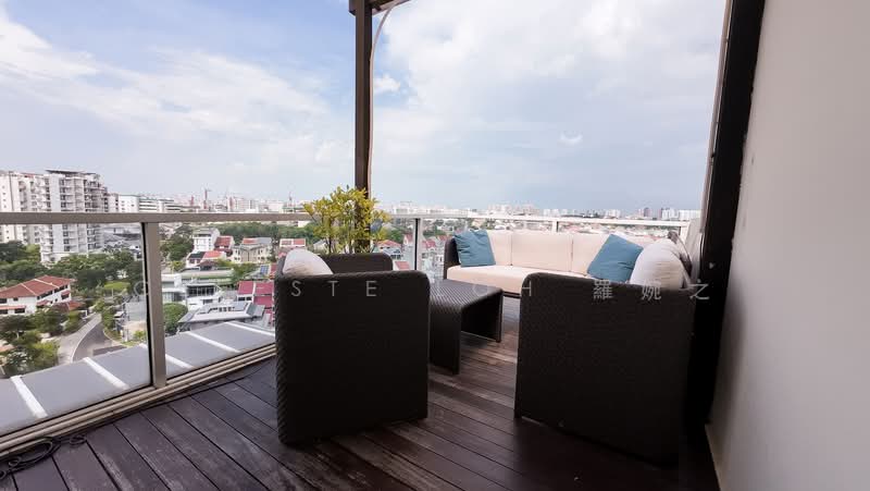 Grosvenor View, 3 Lengkong Empat, 3 Bedrooms, 1,780 sqft, Condominium For Rent, by Celeste Loh 羅婉之, 500193521 - Balcony - PropertyGuru.com.sg