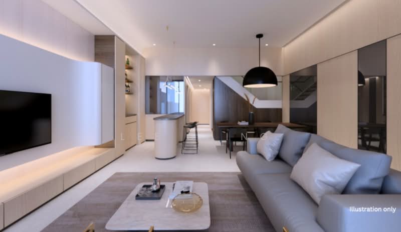⭐️⭐️LANDED7772@D20 Brand New FH Terr | St Nic Girls | AiTong | Eateries | Move in |, Sembawang Hills Estate, Thomson Hills Estate, 5 Bedrooms, 3,600 sqft, Terraced House For Sale, by Lee Ching, 500193541 - Living Room - PropertyGuru.com.sg