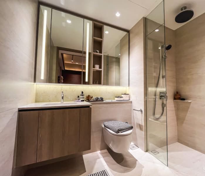 Bloomsbury Residences, 61 Media Circle, 2 Bedrooms, 678 sqft, Apartment For Sale, by Francesca Tan, 500193624 - Bathroom - PropertyGuru.com.sg