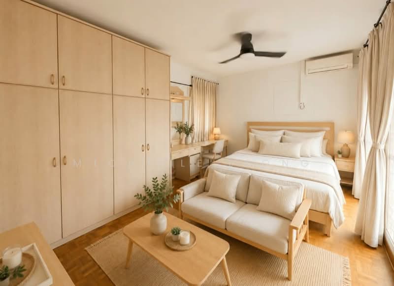 Bullion Park, 160 Lentor Loop, 3 Bedrooms, 1,259 sqft, Condominium For Sale, by Michelle Leong, 500193626 - Bedroom - PropertyGuru.com.sg