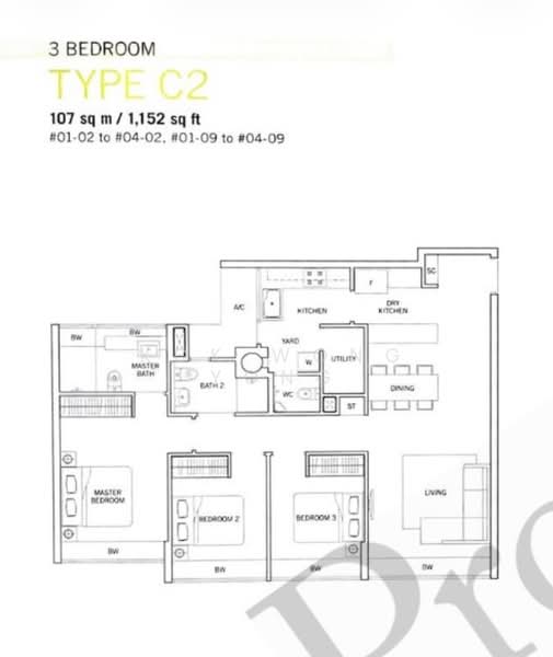 Flamingo Valley, 460 Siglap Road, 3 Bedrooms, 1,152 sqft, Condominium For Sale, by Kok Wong Yong, 500193667 - PropertyGuru.com.sg