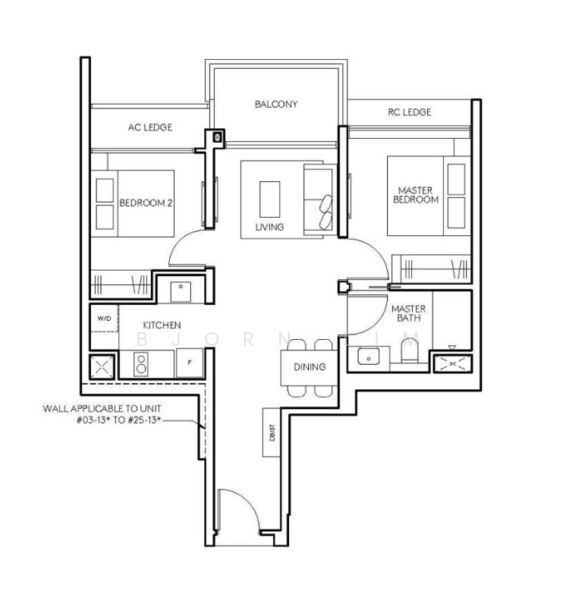 AMO Residence, 23 Ang Mo Kio Rise, 2 Bedrooms, 678 sqft, Condominium For Sale, by Bjorn Lim, 500193685 - PropertyGuru.com.sg