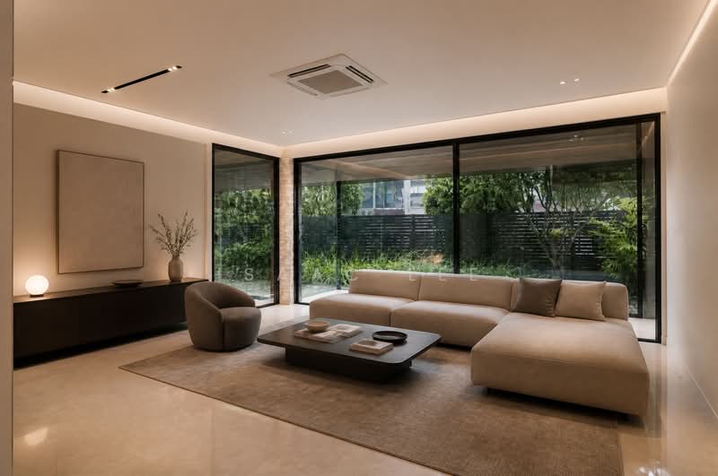 Corner Semi-D 1 KM MGS & Pei Hwa Primary and mins walk to KAP MRT, , 4 Bedrooms, 3,000 sqft, Semi-Detached House For Sale, by Isaac Lee, 500193698 - Living Room - PropertyGuru.com.sg