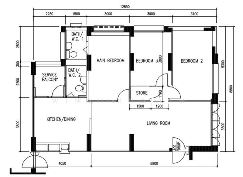 172 Hougang Avenue 1, 172 Hougang Avenue 1, 3 Bedrooms, 1,087 sqft, HDB Flat For Sale, by Kate Tan, 500193702 - PropertyGuru.com.sg
