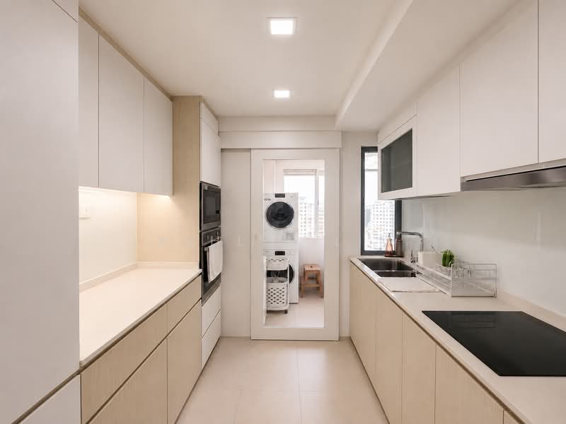 Aquarius By The Park, 15 Bedok Reservoir View, 2 Bedrooms, 893 sqft, Condominium For Sale, by Ashlyn Lim, 500193728 - Kitchen - PropertyGuru.com.sg
