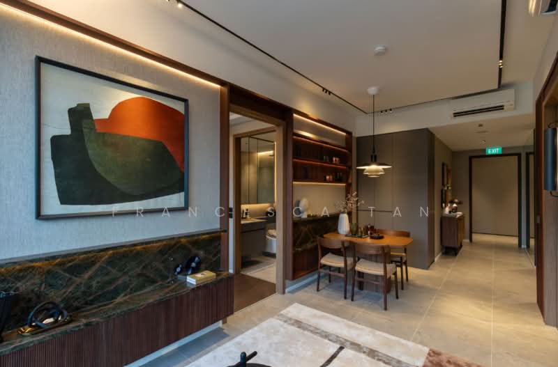 Aurea, 802 Beach Road, Beach Road / Bugis / Rochor, 2 Bedrooms, 635 sqft, Condominium For Sale, by Francesca Tan, 500193771 - Living Room - PropertyGuru.com.sg