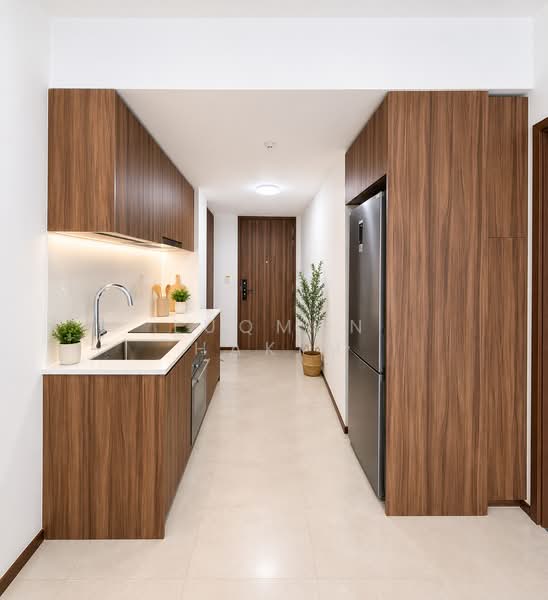 Lentor Modern, 3 Lentor Central, 1 Bedroom, 527 sqft, Condominium For Sale, by Luqman Hakim, 500193779 - Kitchen - PropertyGuru.com.sg