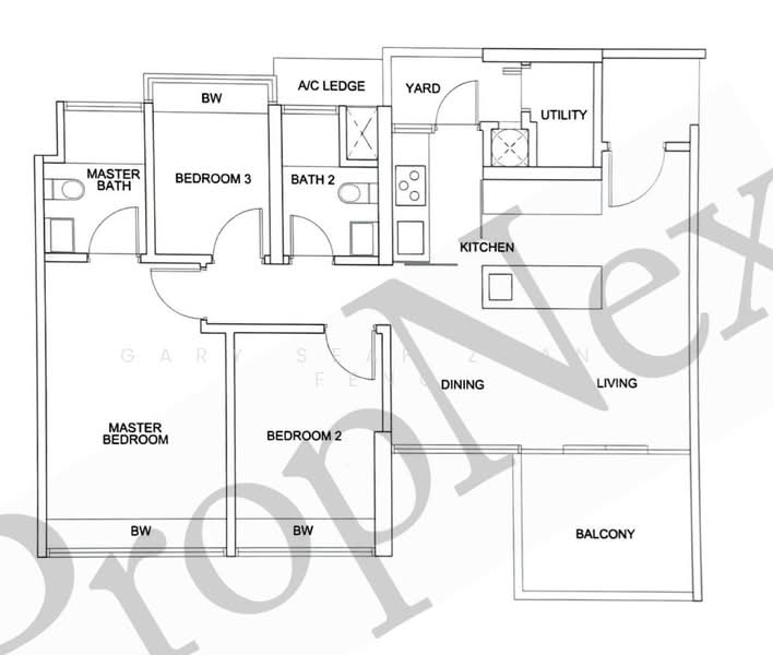 Centro Residences, 59 Ang Mo Kio Avenue 8, 3 Bedrooms, 1,001 sqft, Condominium For Sale, by Gary Seah Zhang Feng, 500193796 - PropertyGuru.com.sg
