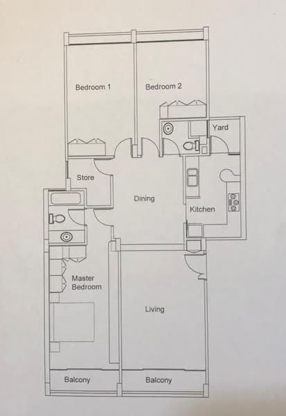 E7 Lodge, 66 Lorong Melayu, 3 Bedrooms, 1,367 sqft, Apartment For Rent, by Loh Yeow Meng, 500193851 - PropertyGuru.com.sg