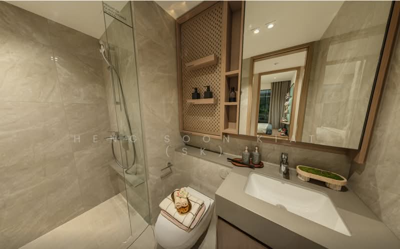 PARKTOWN Residence, Tampines Street 62, 4 Bedrooms, 1,496 sqft, Condominium For Sale, by Heng Soon Kiat (SK), 500193944 - Bathroom - PropertyGuru.com.sg