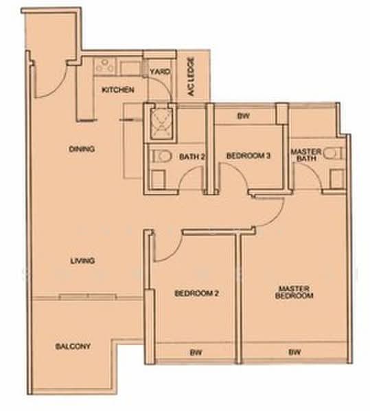 Centro Residences, 59 Ang Mo Kio Avenue 8, 3 Bedrooms, 926 sqft, Condominium For Rent, by Chris Chee, 500193989 - PropertyGuru.com.sg