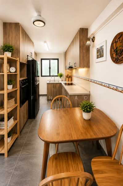 123 Bedok Reservoir Road, 123 Bedok Reservoir Road, 3 Bedrooms, 904 sqft, HDB Flat For Sale, by Fan Hao Ang, 500194052 - AI rendering Kitchen - PropertyGuru.com.sg