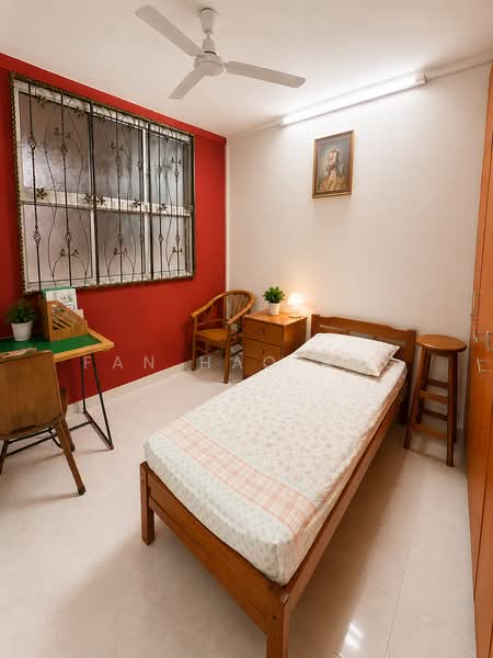 123 Bedok Reservoir Road, 123 Bedok Reservoir Road, 3 Bedrooms, 904 sqft, HDB Flat For Sale, by Fan Hao Ang, 500194052 - AI rendering Bedroom - PropertyGuru.com.sg