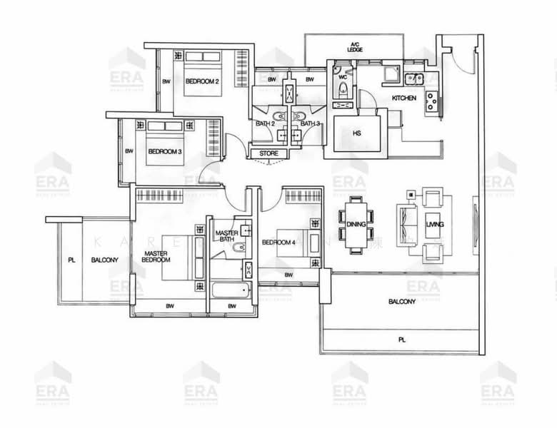 Dakota Residences, 36 Dakota Crescent, 4 Bedrooms, 1,894 sqft, Condominium For Rent, by Kareen Tan 陳約廷, 500194059 - PropertyGuru.com.sg