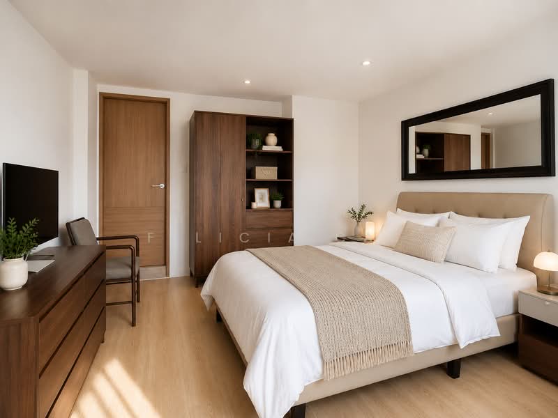 Fully Furnished Ensuite Studio Near Farrer Park MRT, , Studio, 250 sqft, Apartment For Rent, by Felicia Cai, 500194086 - Bedroom - PropertyGuru.com.sg
