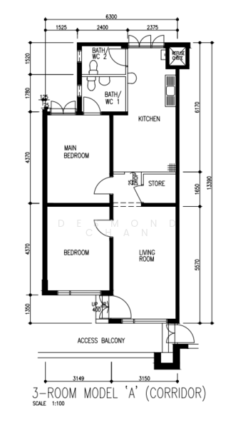 249 Bangkit Road, 249 Bangkit Road, 2 Bedrooms, 786 sqft, HDB Flat For Sale, by Desmond Chan, 500194096 - PropertyGuru.com.sg