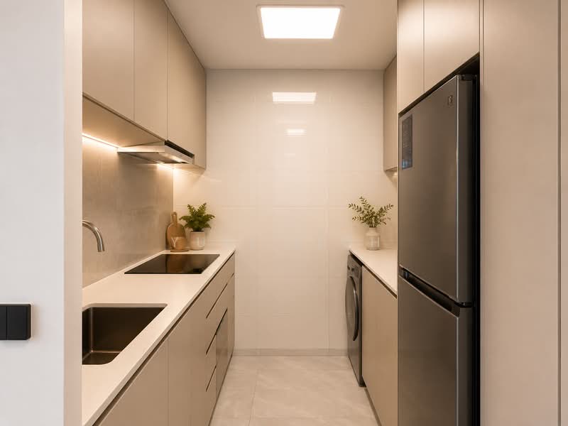 Clavon, Clementi Avenue 1, 2 Bedrooms, 764 sqft, Condominium For Sale, by Yuki Yeoh, 500194122 - Kitchen - PropertyGuru.com.sg