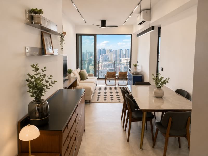 Clavon, Clementi Avenue 1, 2 Bedrooms, 764 sqft, Condominium For Sale, by Yuki Yeoh, 500194122 - Living Room - PropertyGuru.com.sg