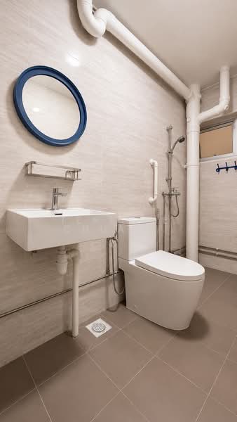 221 Hougang Street 21, 221 Hougang Street 21, 4 Bedrooms, 1,593 sqft, HDB Flat For Sale, by Terence Chua Kai Lun, 500194182 - Bathroom - PropertyGuru.com.sg