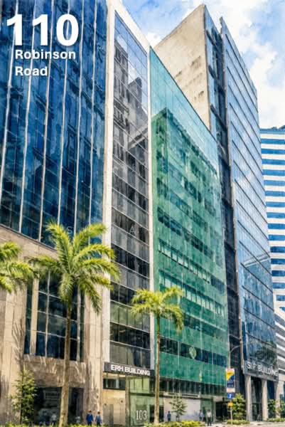 110 Robinson Road, 110 Robinson Road, 1,381 sqft, Office For Rent, by Suraj S., 500194253 - Exterior - CommercialGuru.com.sg