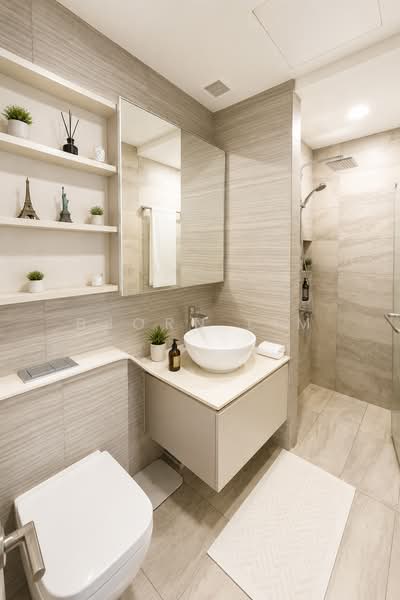 High Park Residences, 27 Fernvale Road, 2 Bedrooms, 678 sqft, Condominium For Sale, by Bjorn Lim, 500194257 - Bathroom - PropertyGuru.com.sg