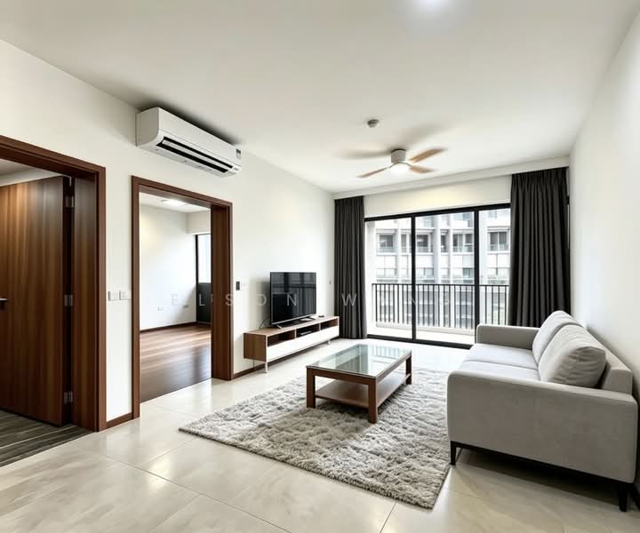 Lentor Modern, 3 Lentor Central, 1 Bedroom, 527 sqft, Condominium For Sale, by Elson Wang, 500194261 - Living Room - PropertyGuru.com.sg