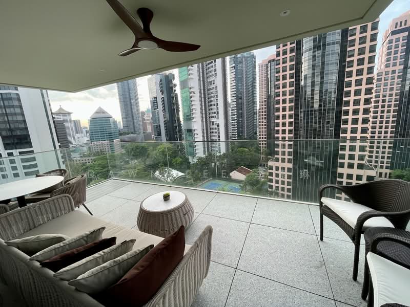 Boulevard 88, 86 Orchard Boulevard, 2 Bedrooms, 1,313 sqft, Condominium For Rent, by Dawn Lee 李素琳, 500194283 - Balcony - PropertyGuru.com.sg