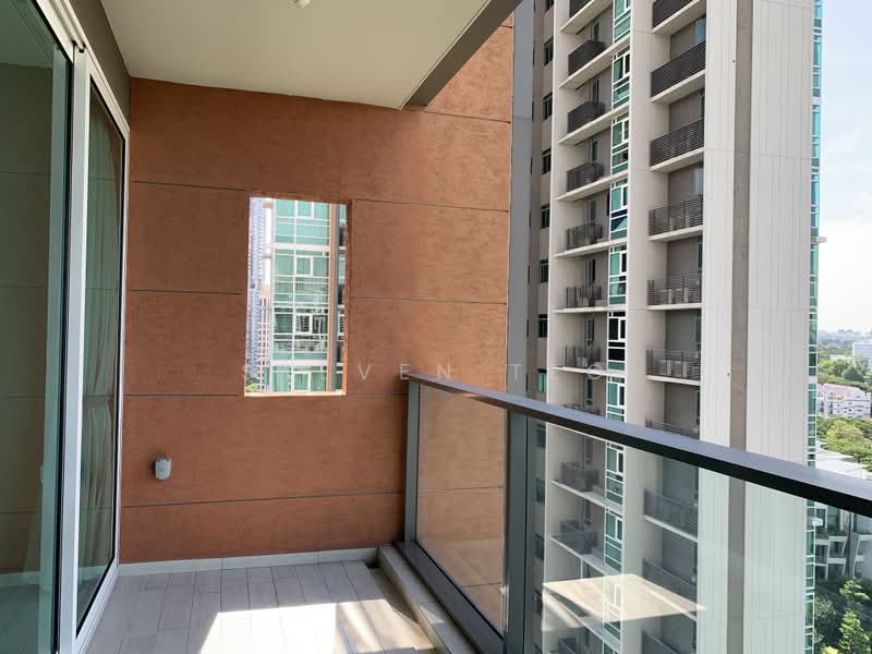 Principal Garden, 95 Prince Charles Crescent, 3 Bedrooms, 1,076 sqft, Condominium For Sale, by Steven Teo, 500194396 - Balcony - PropertyGuru.com.sg