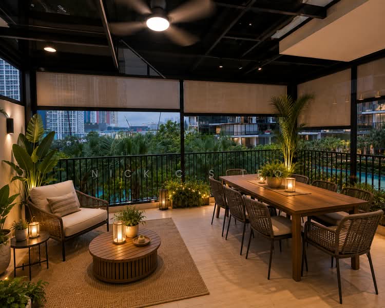 The Trilinq, Jalan Lempeng, 2 Bedrooms, 1,336 sqft, Condominium For Sale, by Nick C.S Teo, 500194444 - Balcony - PropertyGuru.com.sg