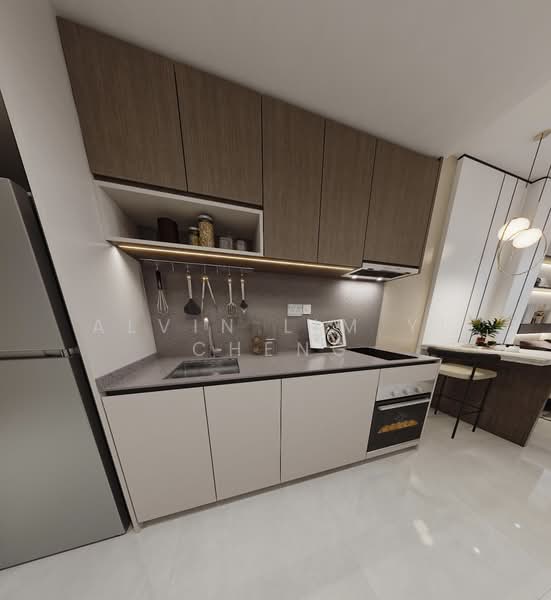 Lentor Hills Residences, Lentor Hills Road (Parcel A), Ang Mo Kio, 1 Bedroom, 570 sqft, Apartment For Sale, by Alvin Lim Yi Cheng, 500194448 - Kitchen - PropertyGuru.com.sg