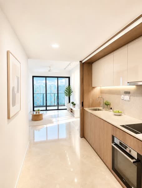Avenue South Residence, 13 Silat Avenue, Alexandra / Commonwealth, 1 Bedroom, 527 sqft, Condominium For Sale, by Joanna Tan 陈敏兒, 500194537 - Kitchen - PropertyGuru.com.sg